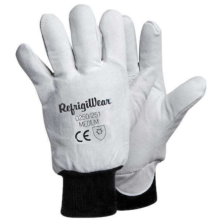 Cold Protection Gloves, Fleece Lining, S