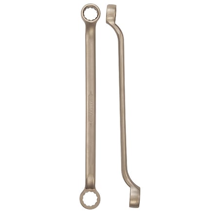 Double Box End Wrench,9-1/16 L,Metric