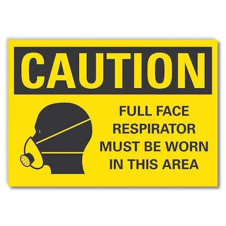 Caution Sign,10 W,7 H,0.004 Thickness, LCU3-0181-ED_10x7