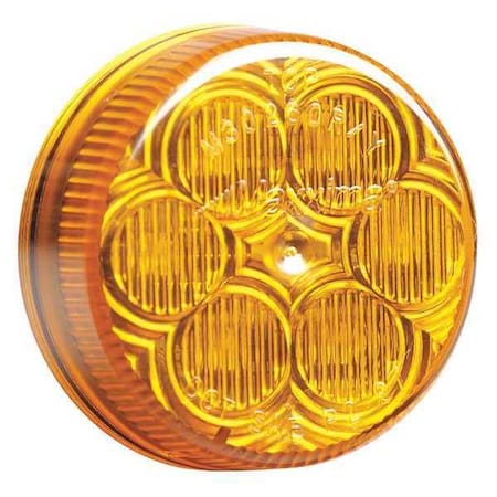 Clearance Marker Light,Amber,2 Dia.