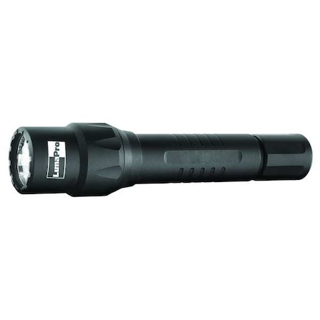 Black No Led Industrial Handheld Flashlight, 270 Lm