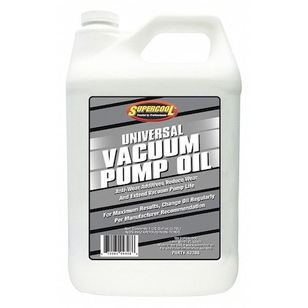 Vacuum Pump Oil, Yellow, 1 Gal.