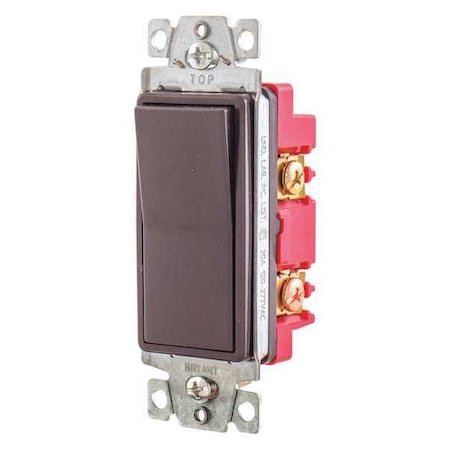 Switch,Brown,20A,4-Way Switch,1 To 2 HP