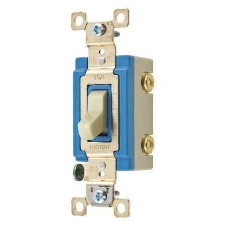 Illuminated Wall Switch,Ivory,15A