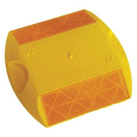 Pavement Marker,Yellow,3-3/4 W,PK100