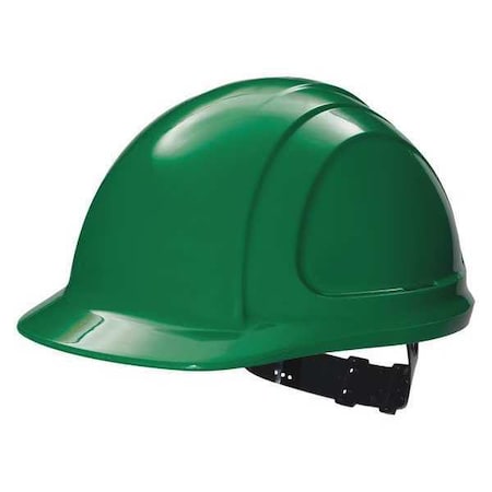 Front Brim Hard Hat, Type 1, Class E, Pinlock (4-Point), Green