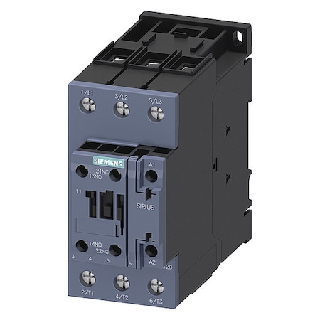 IEC Magnetic Contactor, 3 Poles, 24 V AC, 65 A, Reversing: No