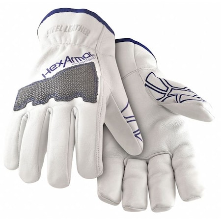 Cut Resistant Gloves, A6 Cut Level, Uncoated, M, 1 PR
