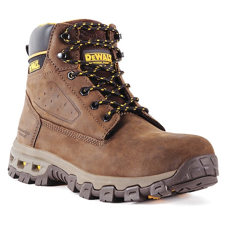 Size 11 Men's Hiker Boot Aluminum Work Boot, Dark Brown