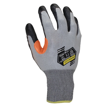 Cut Resistant Coated Gloves, A4 Cut Level, Polyurethane, L, 1 PR