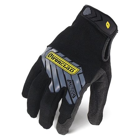 Mechanics Touchscreen Gloves, S, Black/Silver, Reinforced, Polyester