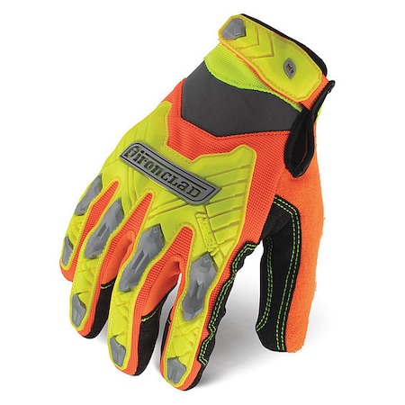 Impact Resistant Gloves,Adjustable,M,PR