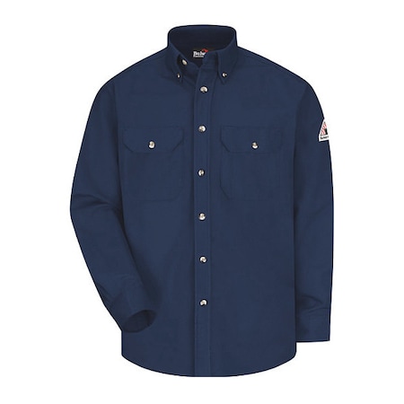 Flame-Resistant Collared Shirt,Navy
