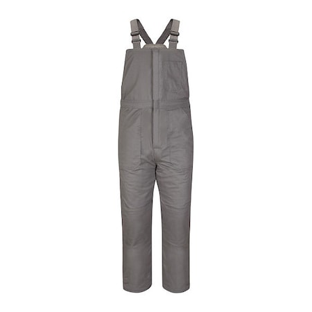 Bib Overall,Fits Waist 52 To 54,Gray