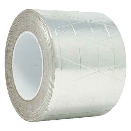 Foil Tape,46m L,72mm W,Acrylic Adhesive