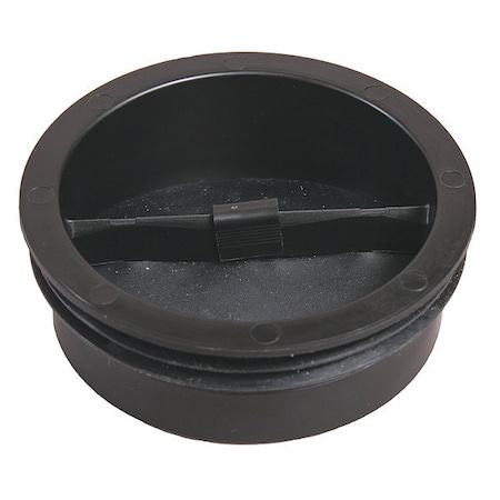 Drain Seal,Black,Polypropylene,1-3/8 H
