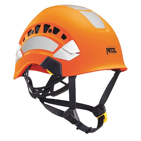 Front Brim Hard Hat, Type 1, Class C, Ratchet (6-Point), Hi-Vis Orange