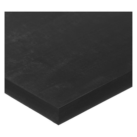 Neoprene Sheet,70A,12x12x0.5mm,Black