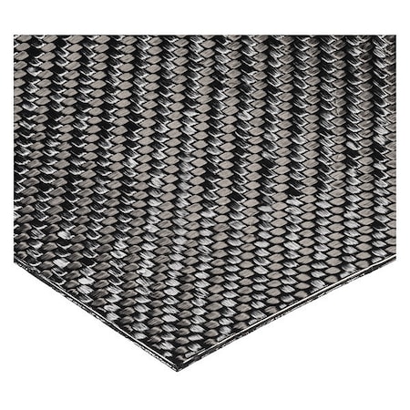 Black Carbon Fiber Plastic Sheet Stock 24 L X 2 W X 1/16 Thick