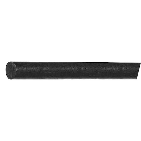 Black Carbon Fiber Rod Stock 4 Ft. L, 3/32 Dia.