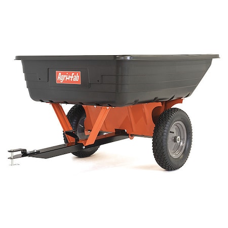 Trailer Cart,10.0 Cu.ft.,Rubber Wheels