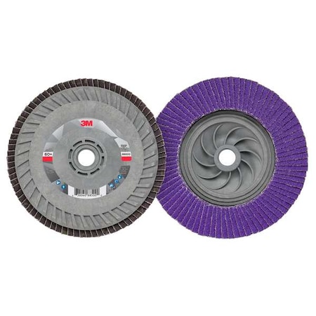 Flap Disc,5 In Dia, 5/8 In Arbor,60 Grit