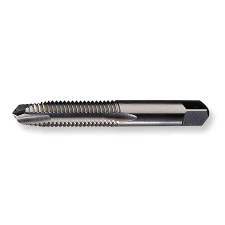 Spiral Point Tap, 3/8-24, Plug, UNF, 3 Flutes, Uncoated