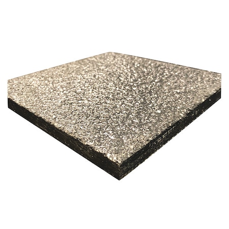 FiberPlate,Grit,Poly,Gry,3/8 X 24 X24 In