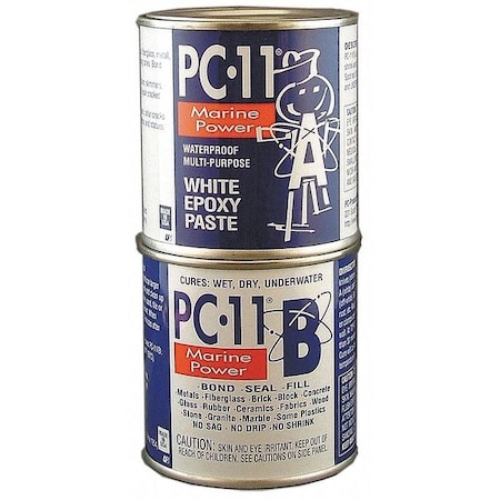 Epoxy Adhesive, PC-11 Series, Off-White, 1:01 Mix Ratio, 12 Hr Functional Cure, Can