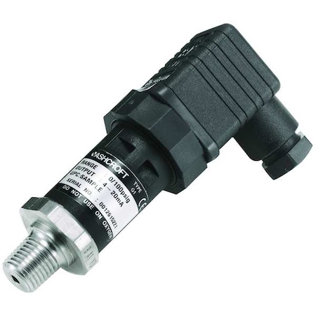 Transducer,0 To 500 Psi,Output 1 To 5VDC