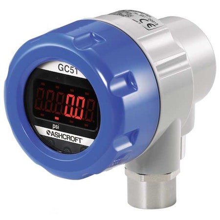 Pressure Transducer With Display,150 Psi