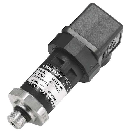 Pressure Transducer,30 In Hg Vac To30psi