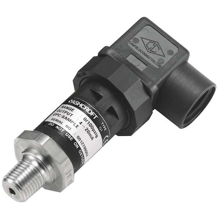 Transducer,0 To 200 Psi,Output 1 To 5VDC