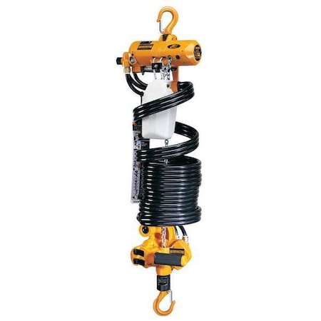 Air Chain Hoist,250 Lb. Cap.,13 Ft. Lift