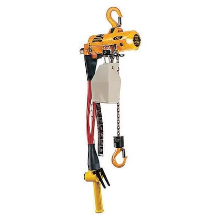 Air Chain Hoist,250 Lb. Cap.,10 Ft. Lift