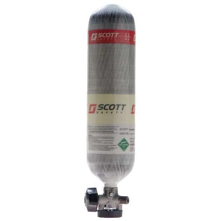 SCBA Cylinder,2216 Psi,Carbon Fiber,Gray