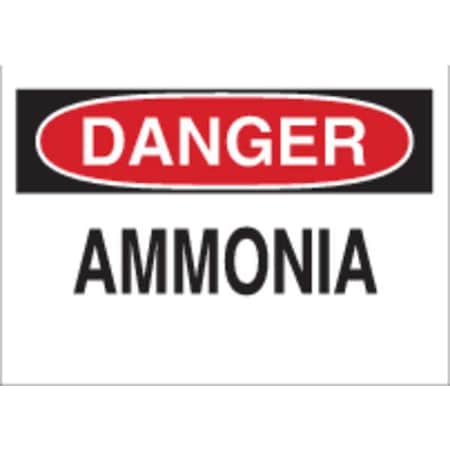 Danger Sign, 7 In H, 10 In W, Plastic, Rectangle, English, 22299
