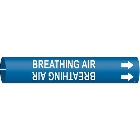 Pipe Mrkr,Breathing Air,1-1/2to2-3/8 In, 4302-B