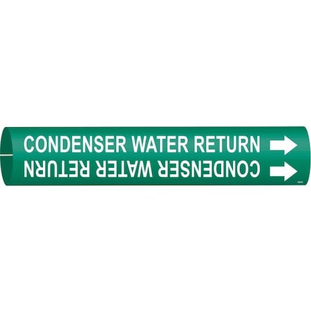 Pipe Mrkr,Condenser Water Return,4to6 In