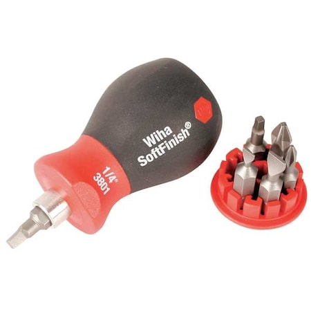 Stubby Combination Bit Set,Pieces 6