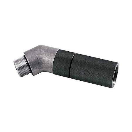 Angled Adapter,6 In. L,Aluminum
