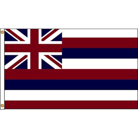 Hawaii Flag,5x8 Ft,Nylon
