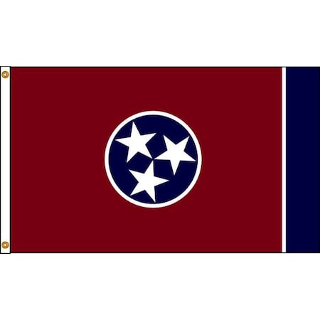 Tennessee Flag,5x8 Ft,Nylon