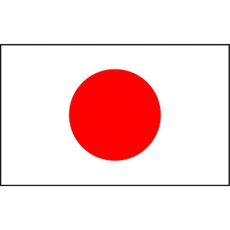 Japan Flag,5x8 Ft,Nylon