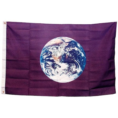 Earth Flag,3x5 Ft,Nylon