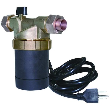 Hot Water Circulating Pump, 1/150 Hp, 100 To 240, 1 Phase, Union Connection