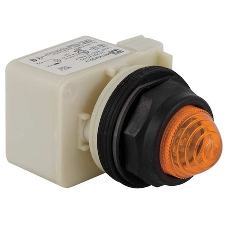 Pilot Light Complete,Amber,LED