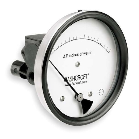 Pressure Gauge,0 To 15 In H2O