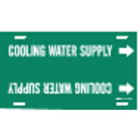 Pipe Mrkr,Cooling Water Supply,8 To9-7/8
