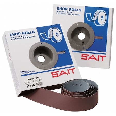 SAIT 81506 DA-F Handy Roll , 1-1/2 X 50 Yards, 150 Grit, 1-Pack